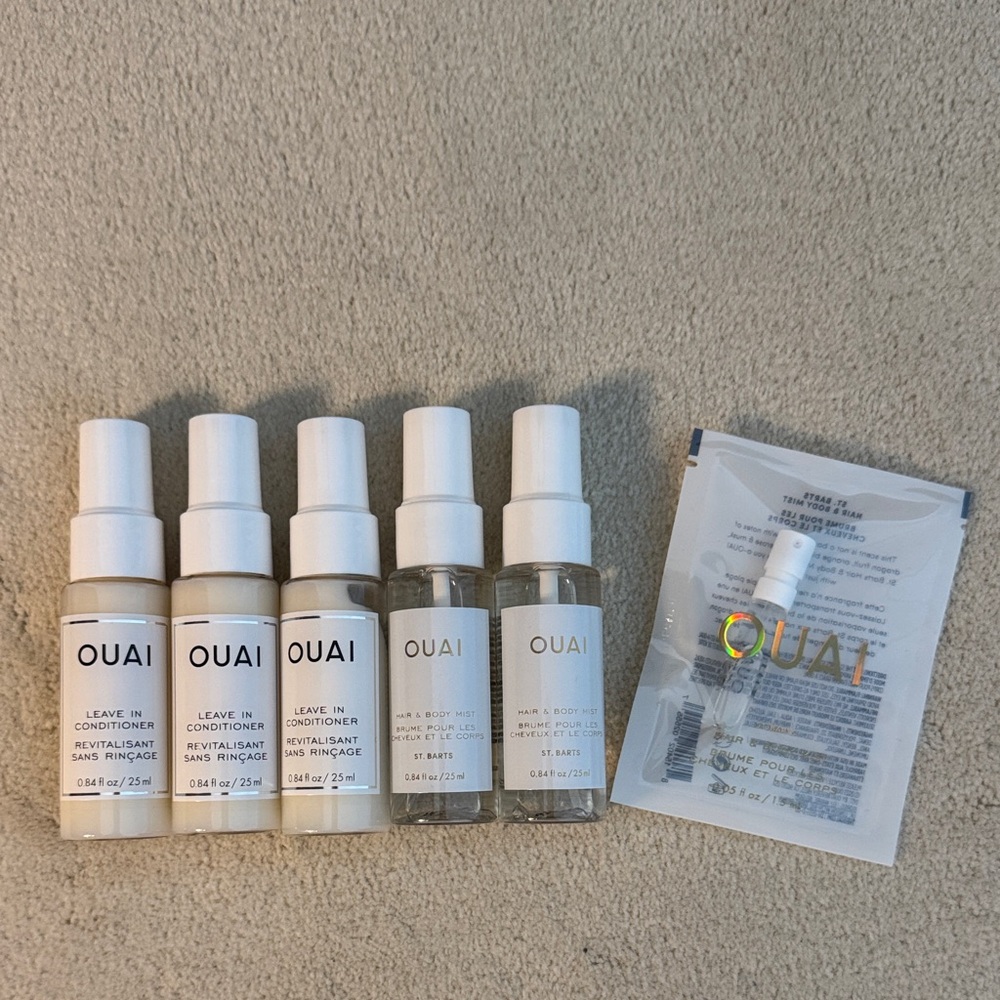OUAI Hair Care Collection: Leave In Conditioner & St. Barts Hair & Body Mist